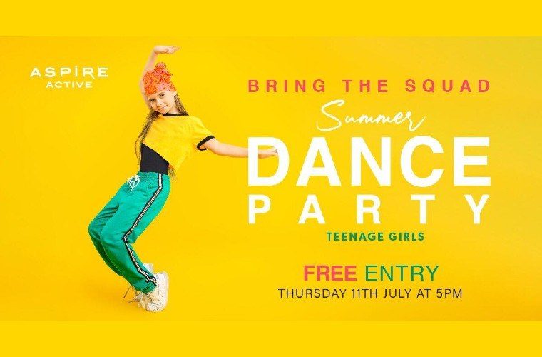 Girls Summer Dance Party at Aspire Active