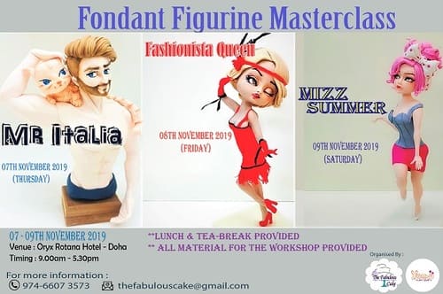 Fondant Figurines MasterClass by The Fabulous Cake