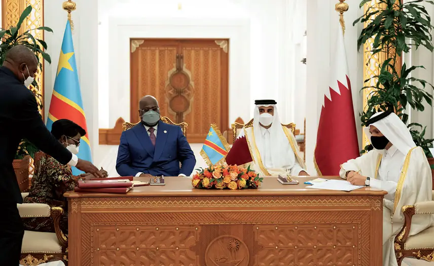 Qatar, congo sign pacts to cement ties 