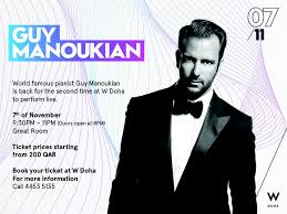 Legendary pianist Guy Manoukian to perform live in Doha