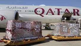 Qatari plane carrying humanitarian aid arrives in Kabul