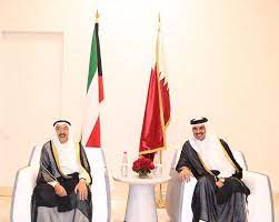 Amir meets with Kuwaiti prime minister