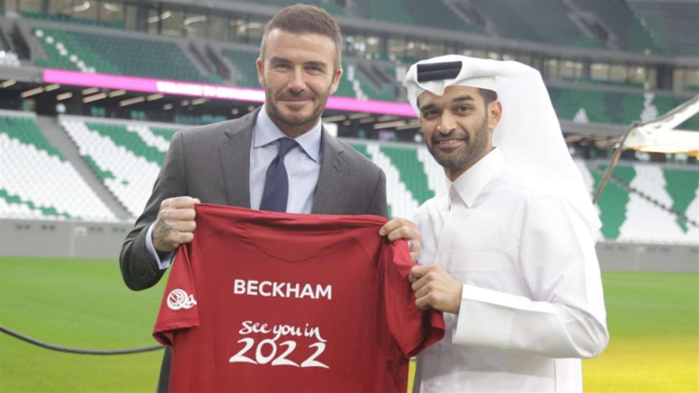 Beckham praises Qatar's passion for football 