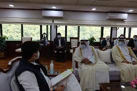 Qatar's minister of transport meets Indian counterpart